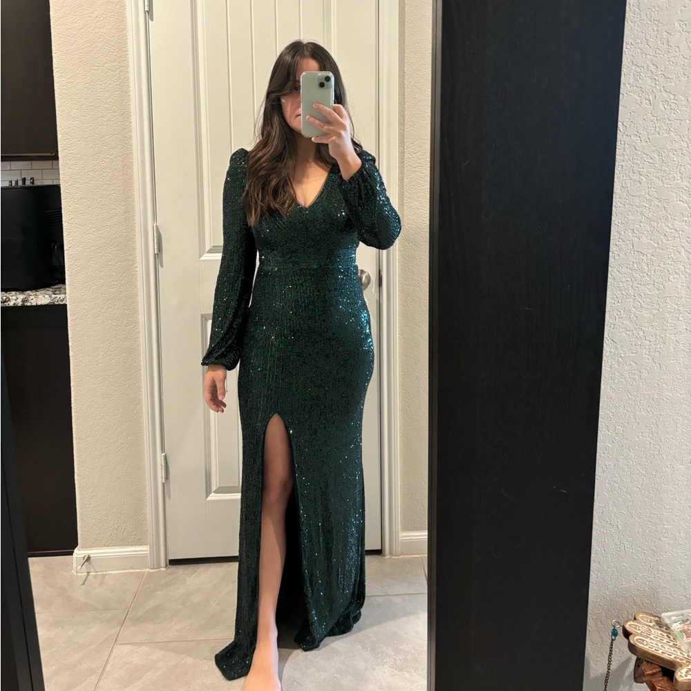 Green Sequin Dress